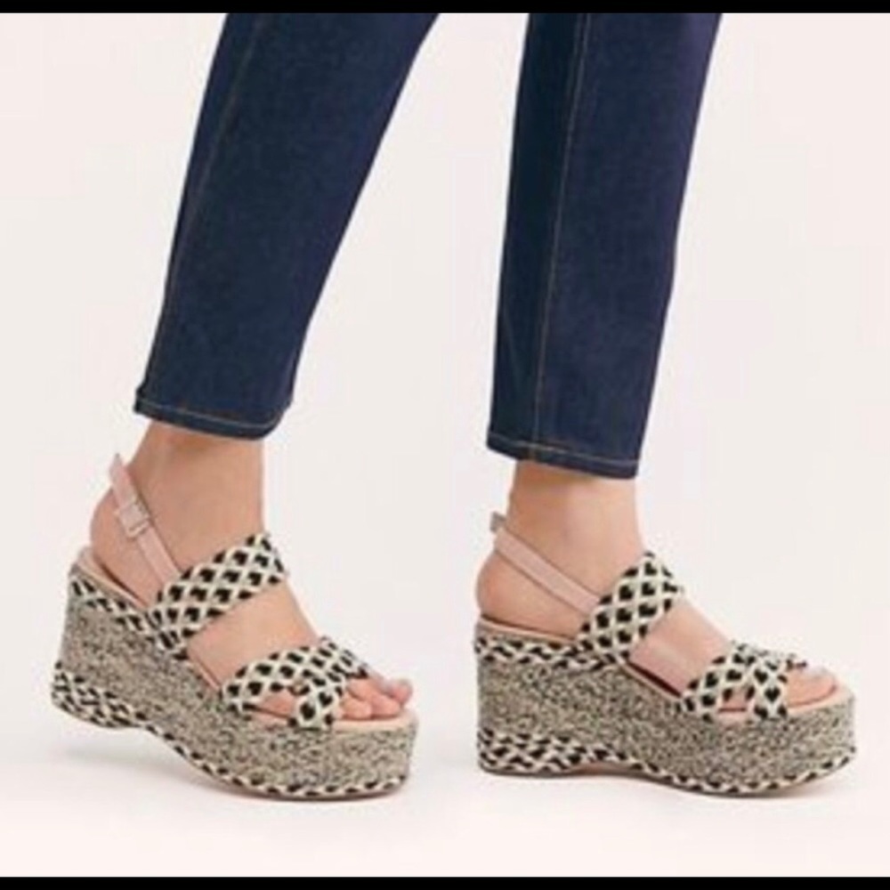 Free people rope knit wedges